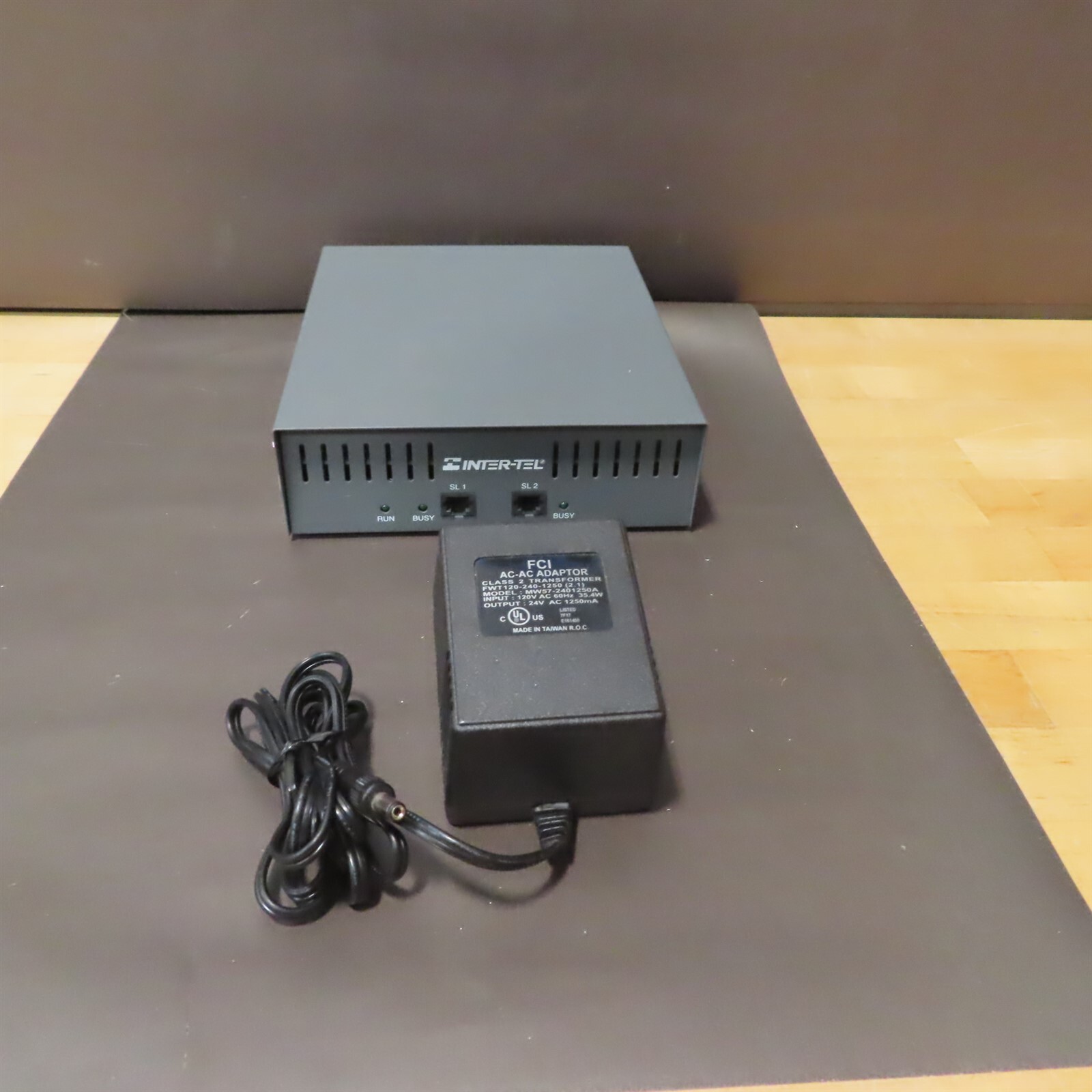 Inter-tel Single Line Adapter SLA 550.2500 With 24v Power Supply Warranty