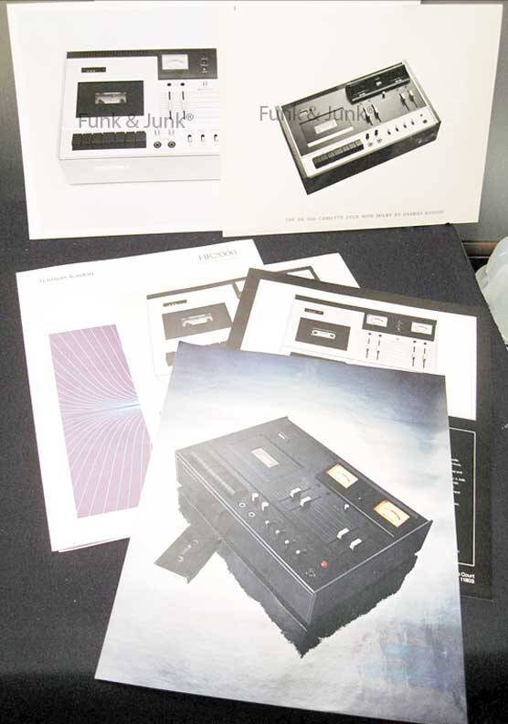 Harman Kardon HK2000 Deck Brochure Photo 2 flyers Ad Print +