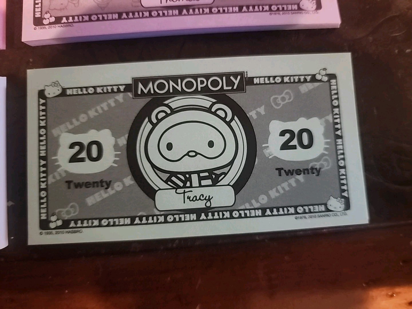 Monopoly Hello Kitty EDITION 2010 Replacement Money SEALED