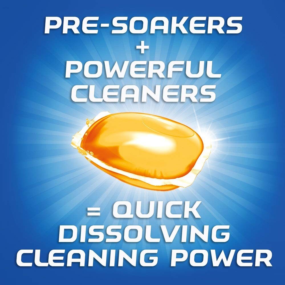 Gelpacs Dishwasher Detergent, Orange Scent, 84 Count
