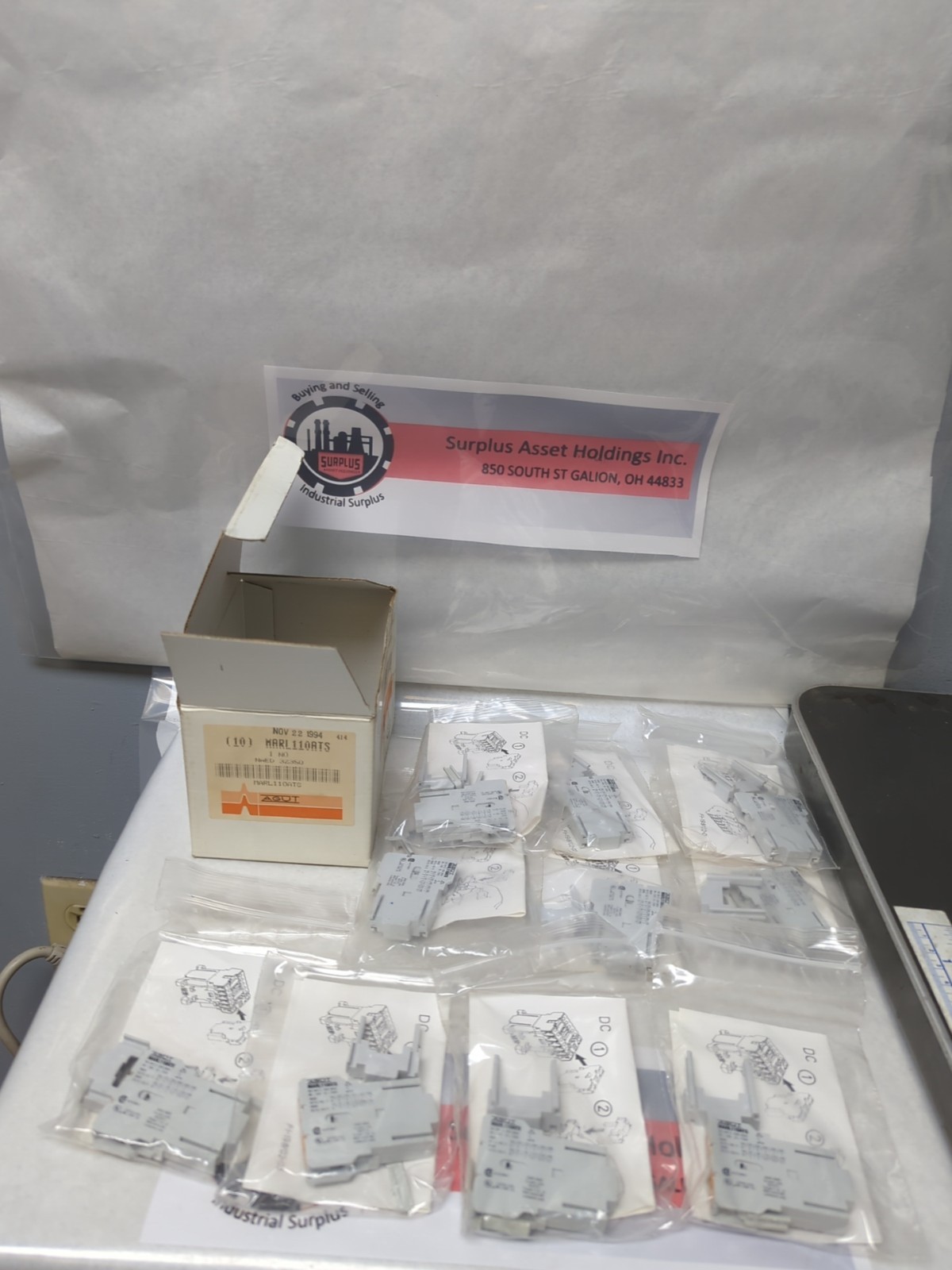 AGUT,MARL110ATS,AUXILIARY CONTACTS BOX OF 10 NEW