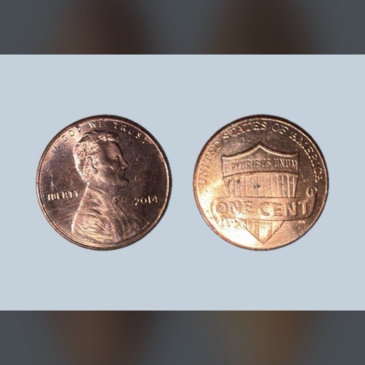 2014 Lincoln Cent Shield Reverse Philadelphia Business Strike RD