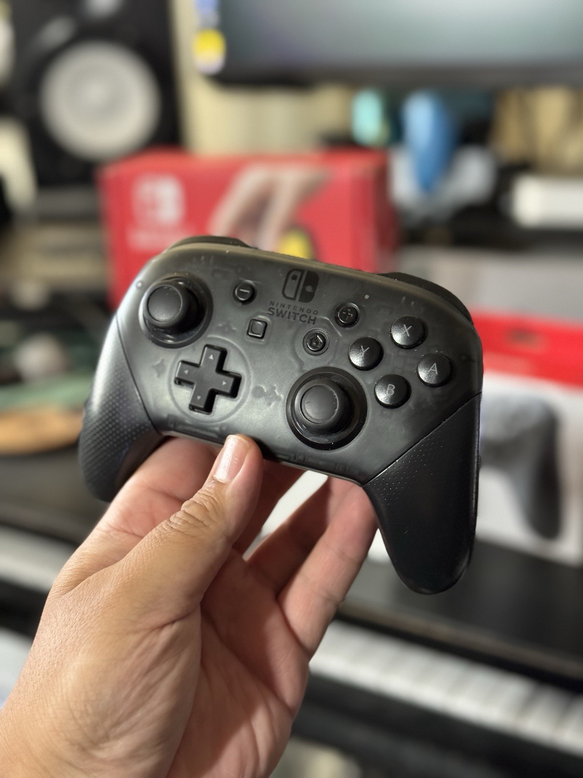 Nintendo Switch OLED Console Bundle w Dock Joy-Cons Pro Controller