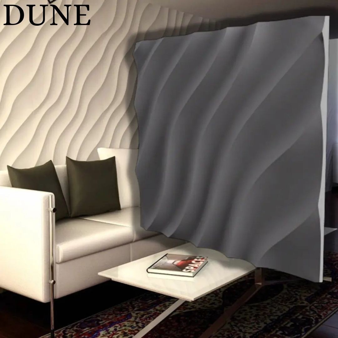 Mold For 3D Panel DUNE Molds Plaster Wall Art Decor ABS Plastic Form