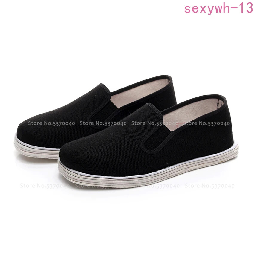 Chinese Beijing Cloth Shoes Retro Sandal China Kung Fu Tai Chi Sole Slippers