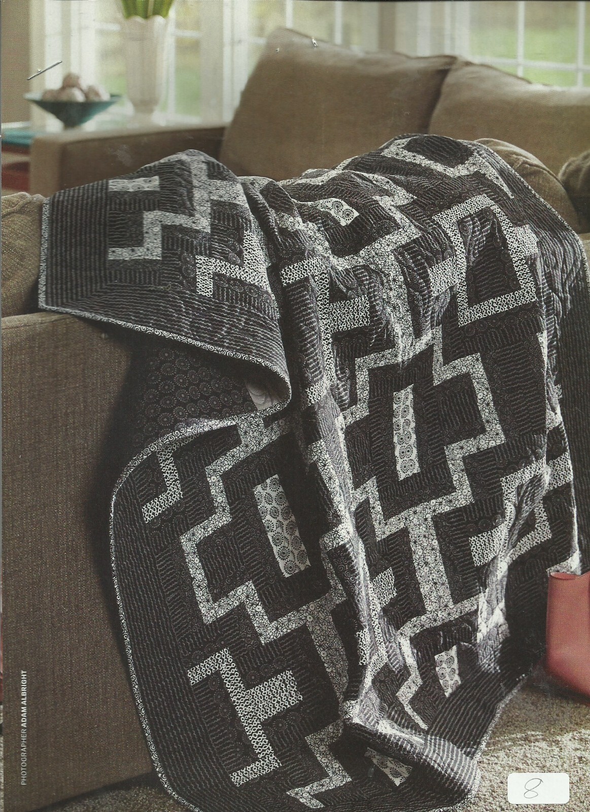 A0434  SILENT FILM QUILT PATTERN/INSTRUCTIONS