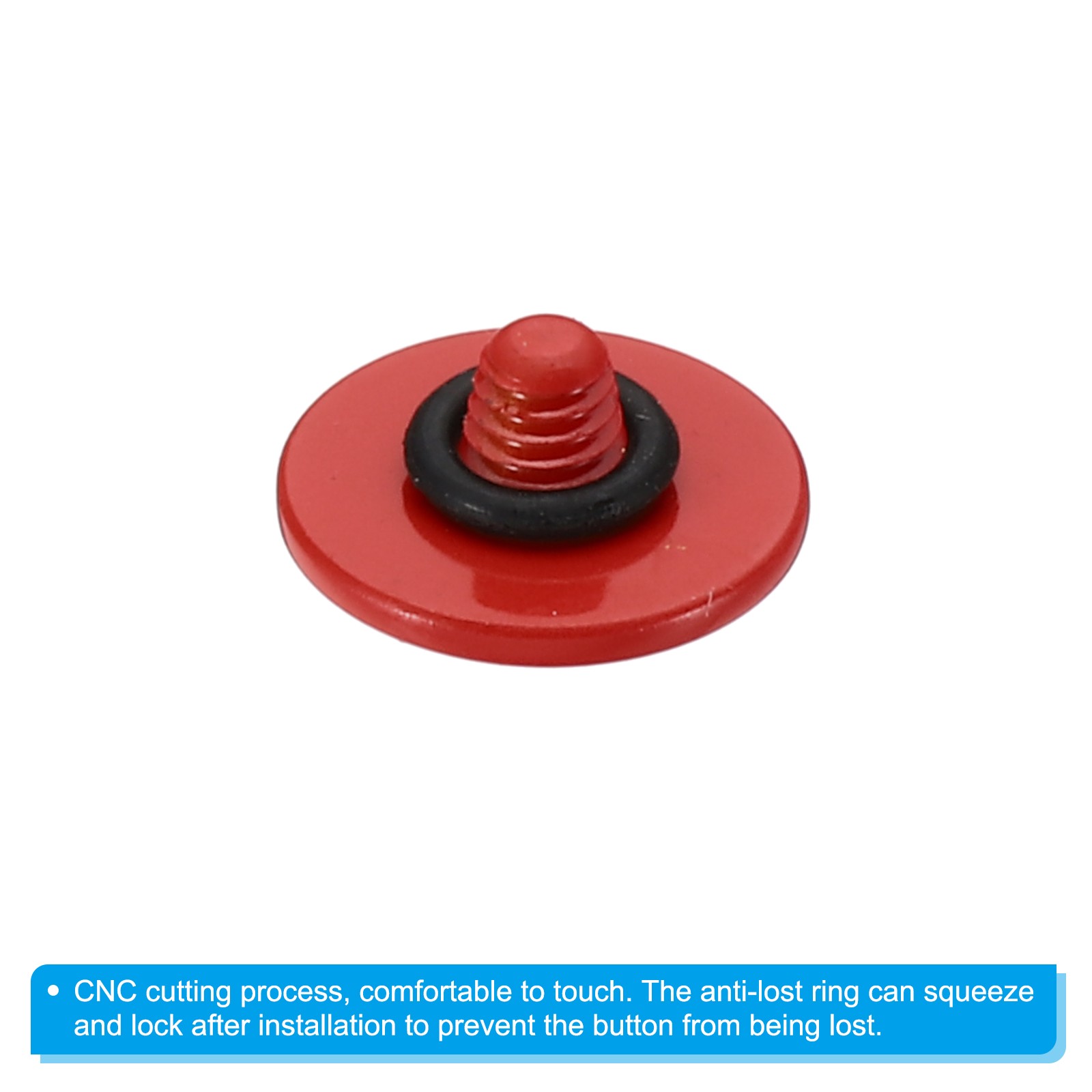 Camera Shutter Button 3pcs Shutter Release Button Convex Red
