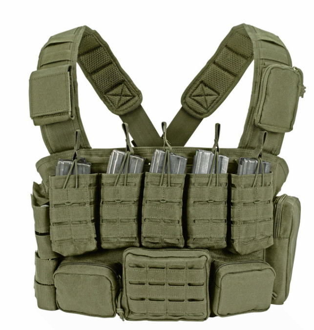 Voodoo Tactical 20-9931 Chest Rig - Olive Drab - REGULAR
