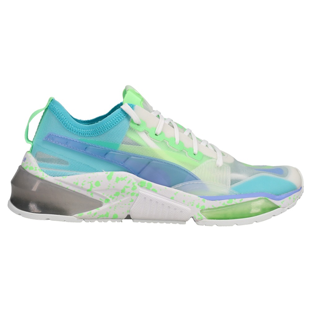 PUMA Lqdcell Optic Sheer GlowInTheDark Training  Womens White Sneakers Athletic