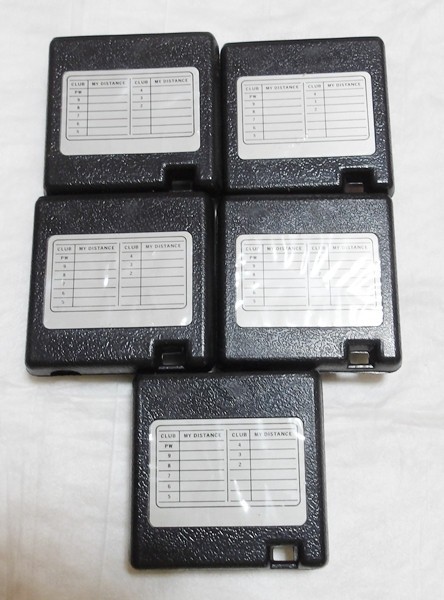 GOLF RANGE FINDER SCOPE WITH CLIP - LOT OF FIVE (5)