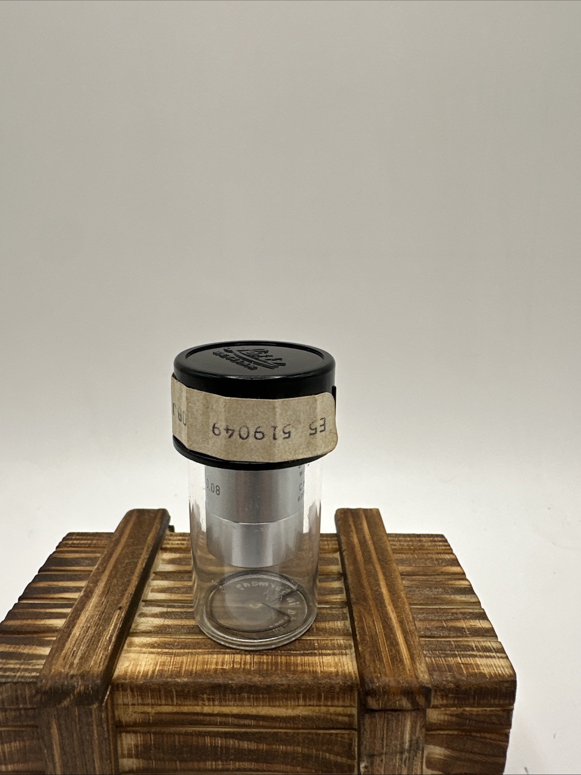 Leitz Wetzlar PL 2.5x /0.08 Microscope Objective Lens Germany 170/-