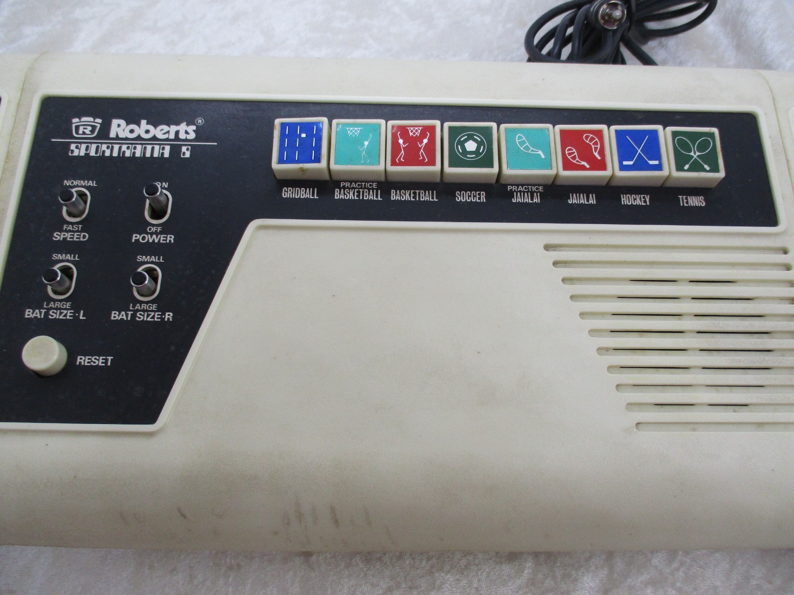 Vintage Roberts Sportrama Video Game Console - Untested