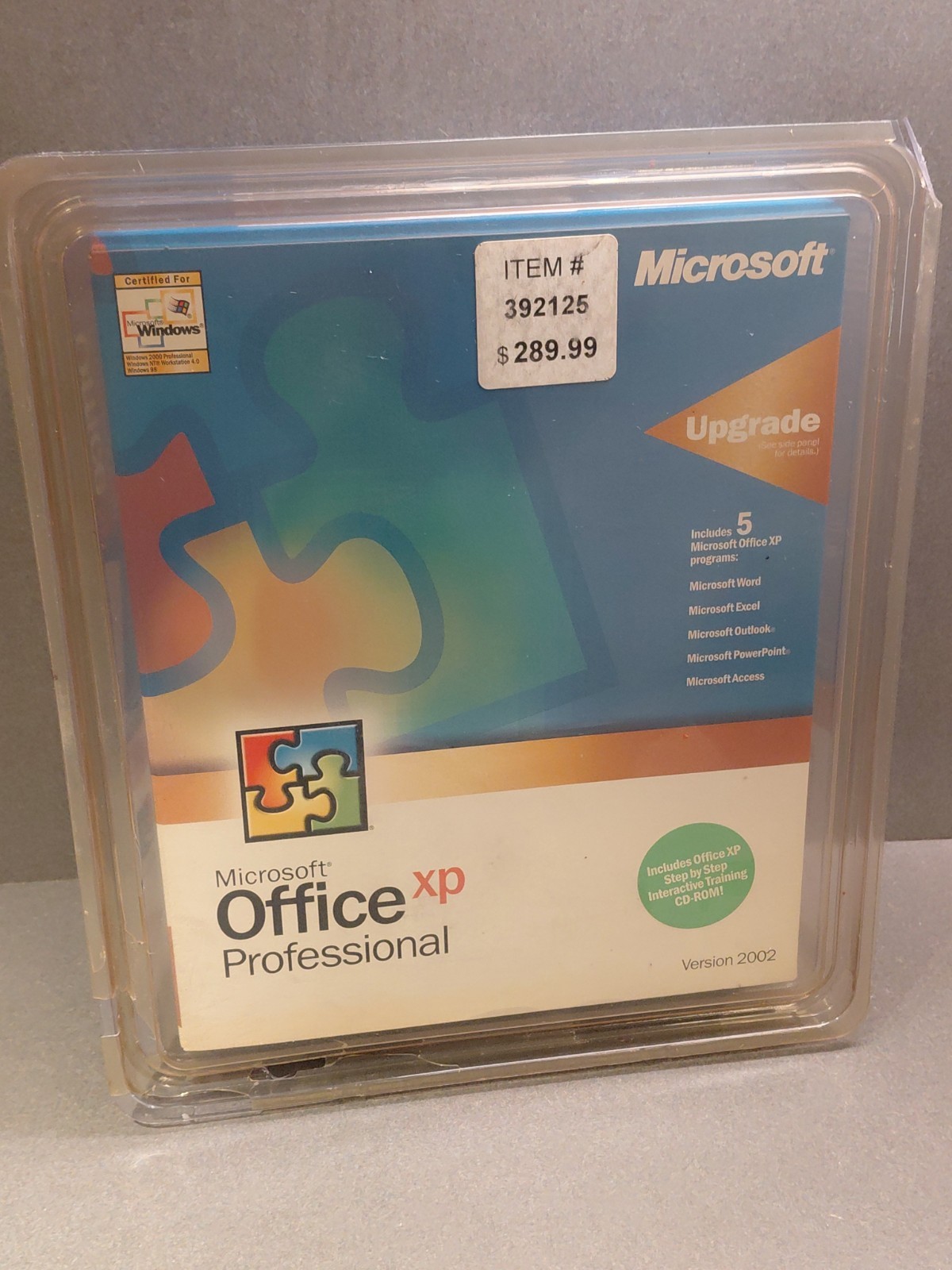 Microsoft Office XP Professional Licensed for 2 PCs =New Sealed Retail Box 2002