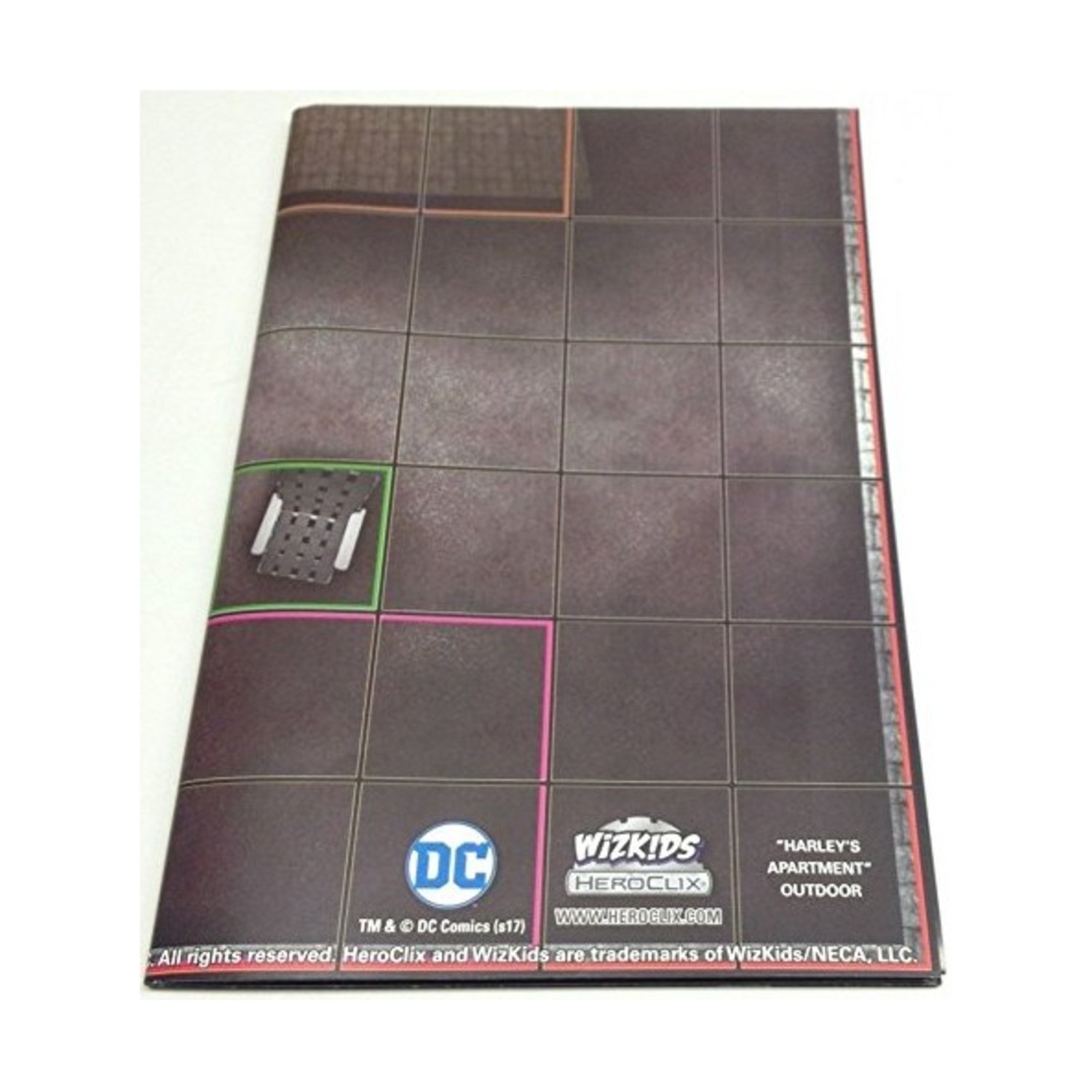 WizKids HeroClix Map  Harley's Apartment Outdoor/Roller Derby Indoor Do Bag New