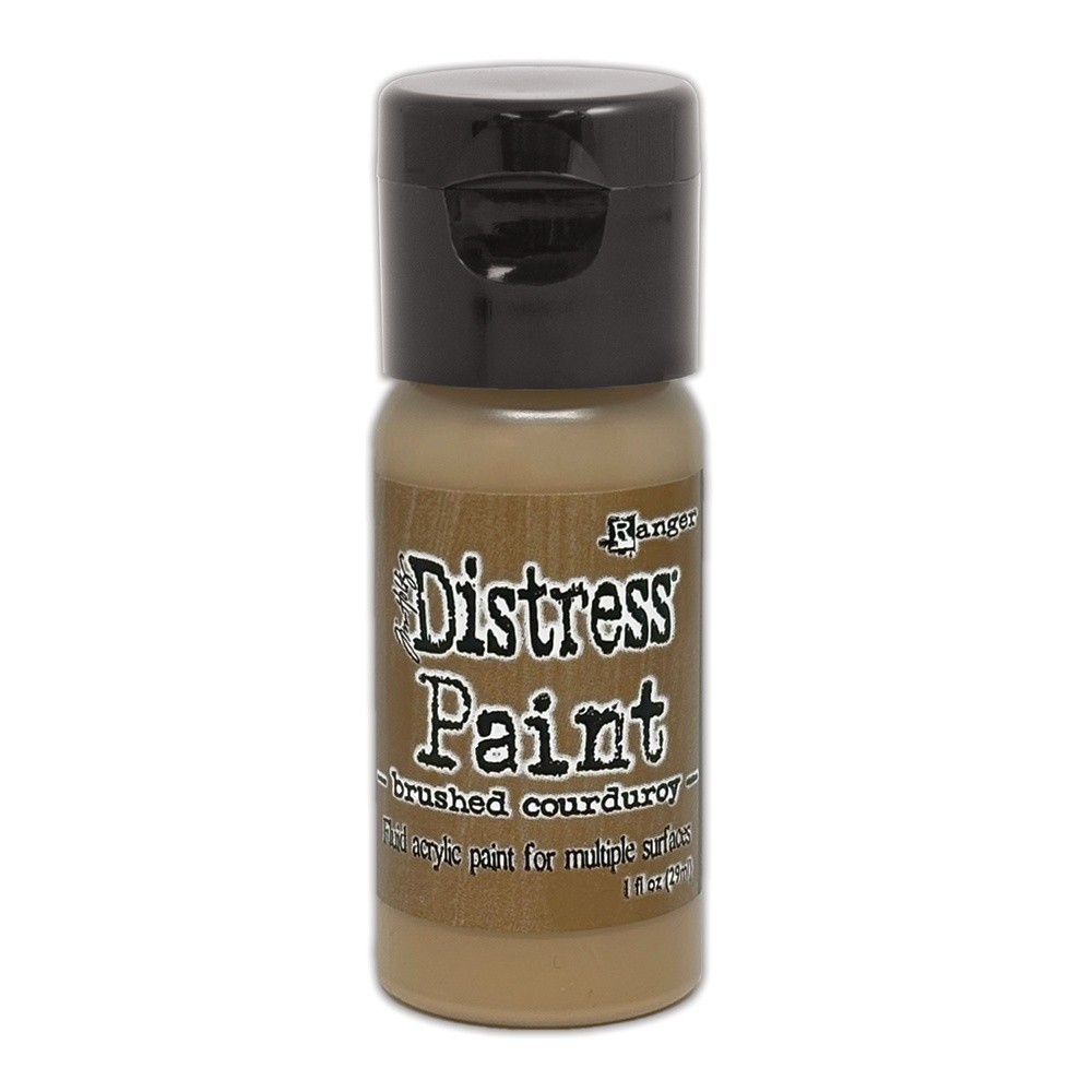 Tim Holtz Distress Paint Flip Top 1oz-Brushed Corduroy