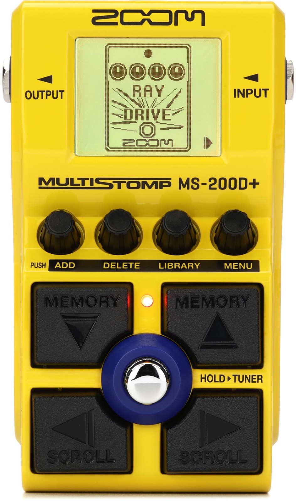 Zoom MS-200D+ MultiStomp Overdrive and Distortion Pedal