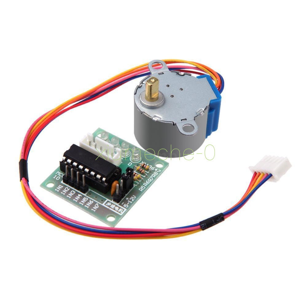 5PCS 5V Stepper Motor 28BYJ-48 + Drive Test Module Board ULN2003 5 Line 4 Phase