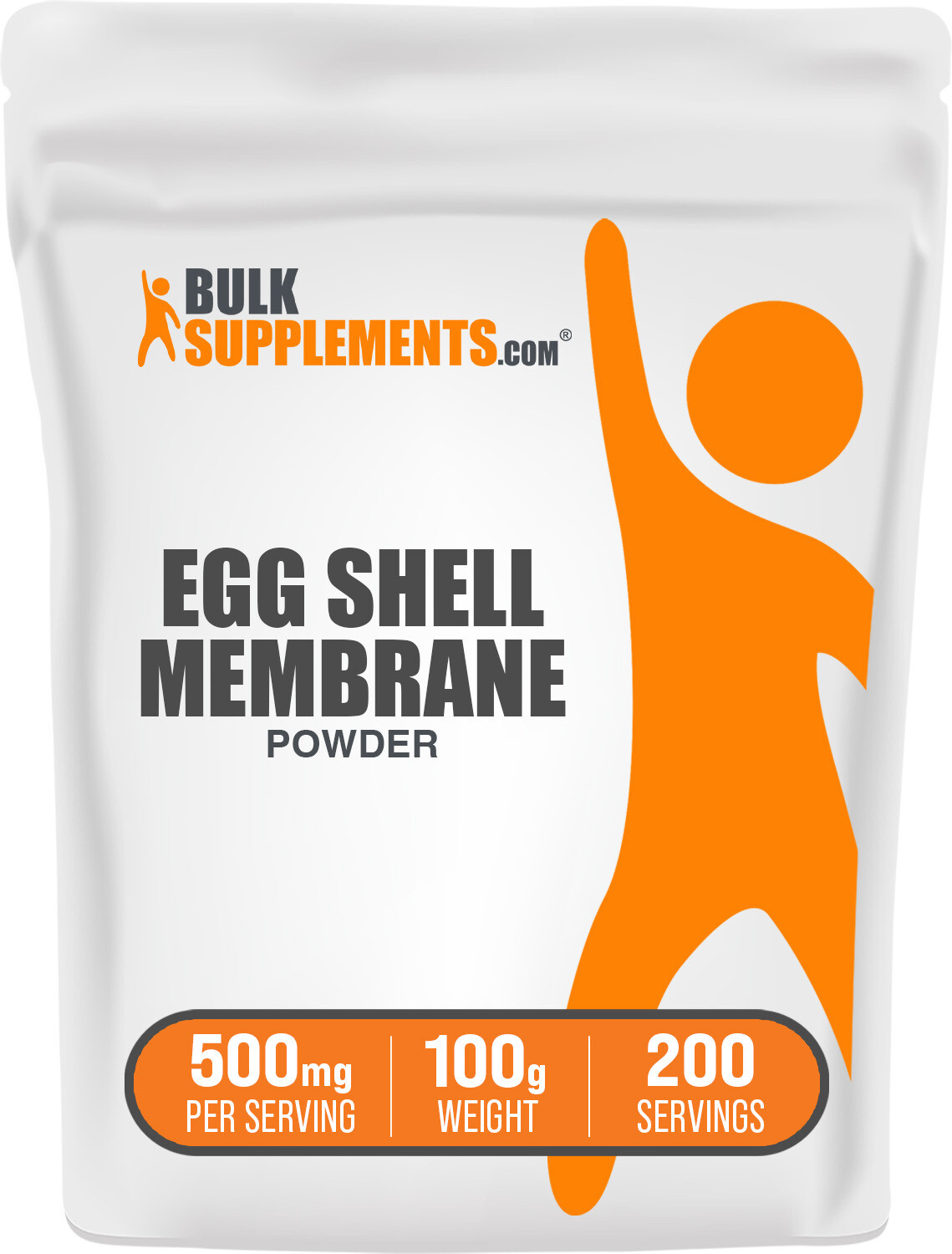BulkSupplements Egg Shell Membrane Collagen Powder - 500mg Per Serving