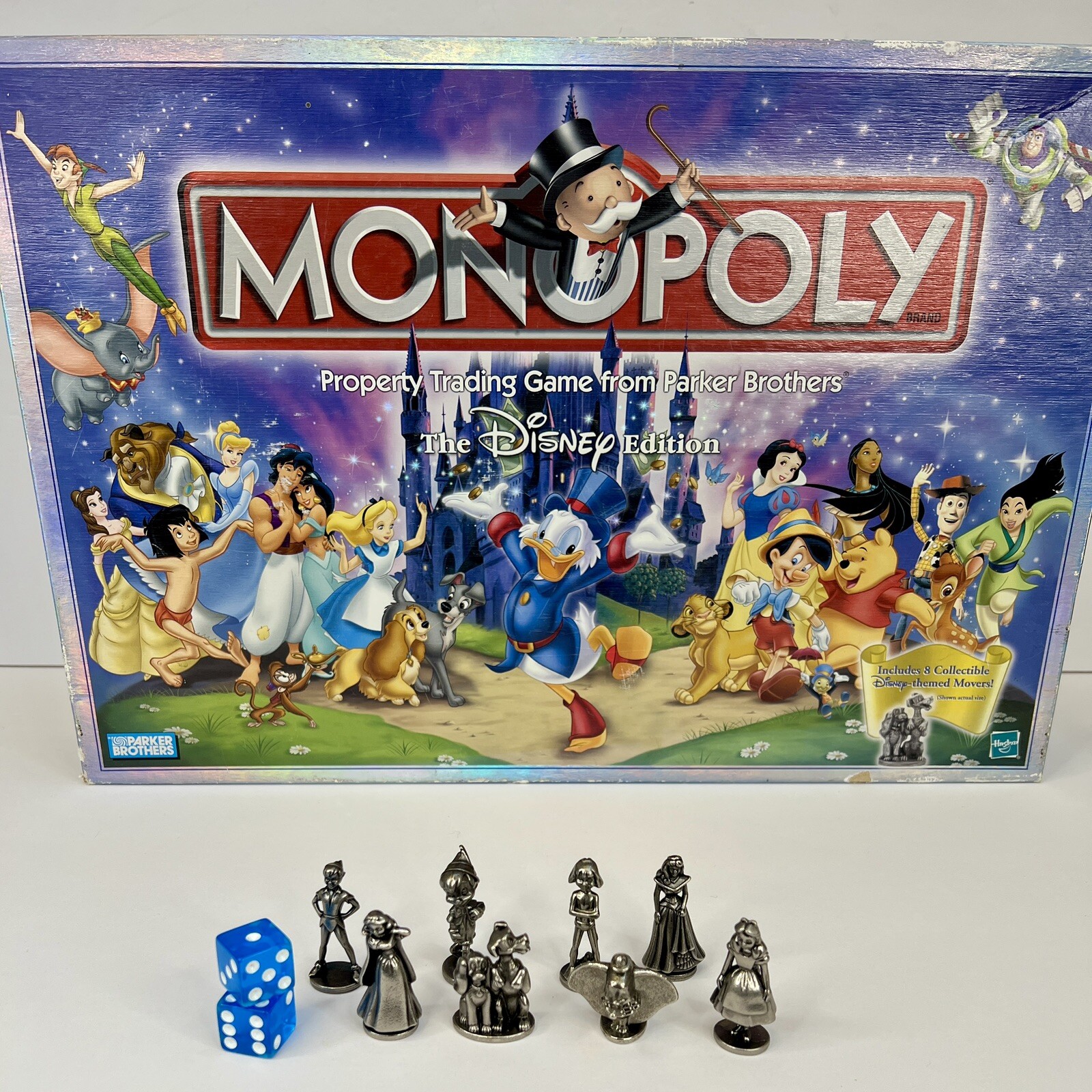 Vintage 2001 Monopoly Disney Edition Replacement Pieces – Movers Tokens