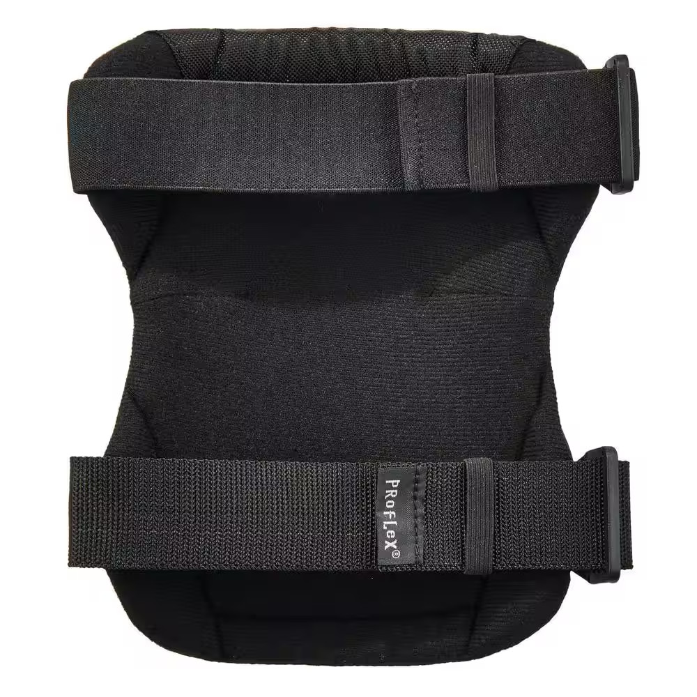 Proflex Long Textured Hard Cap Knee Pads - Buckle