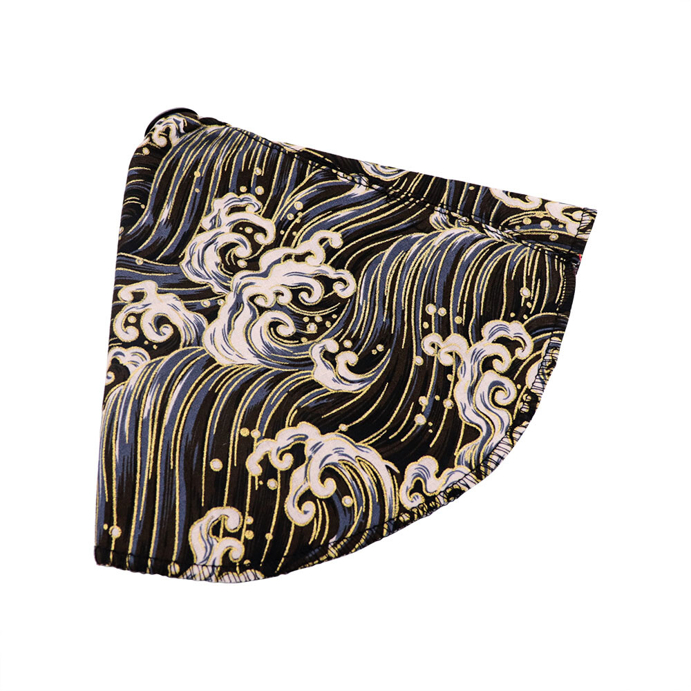 For AT/MT Transmission Sakura Black Wave Blossom Shift Boot Cover Universal V2