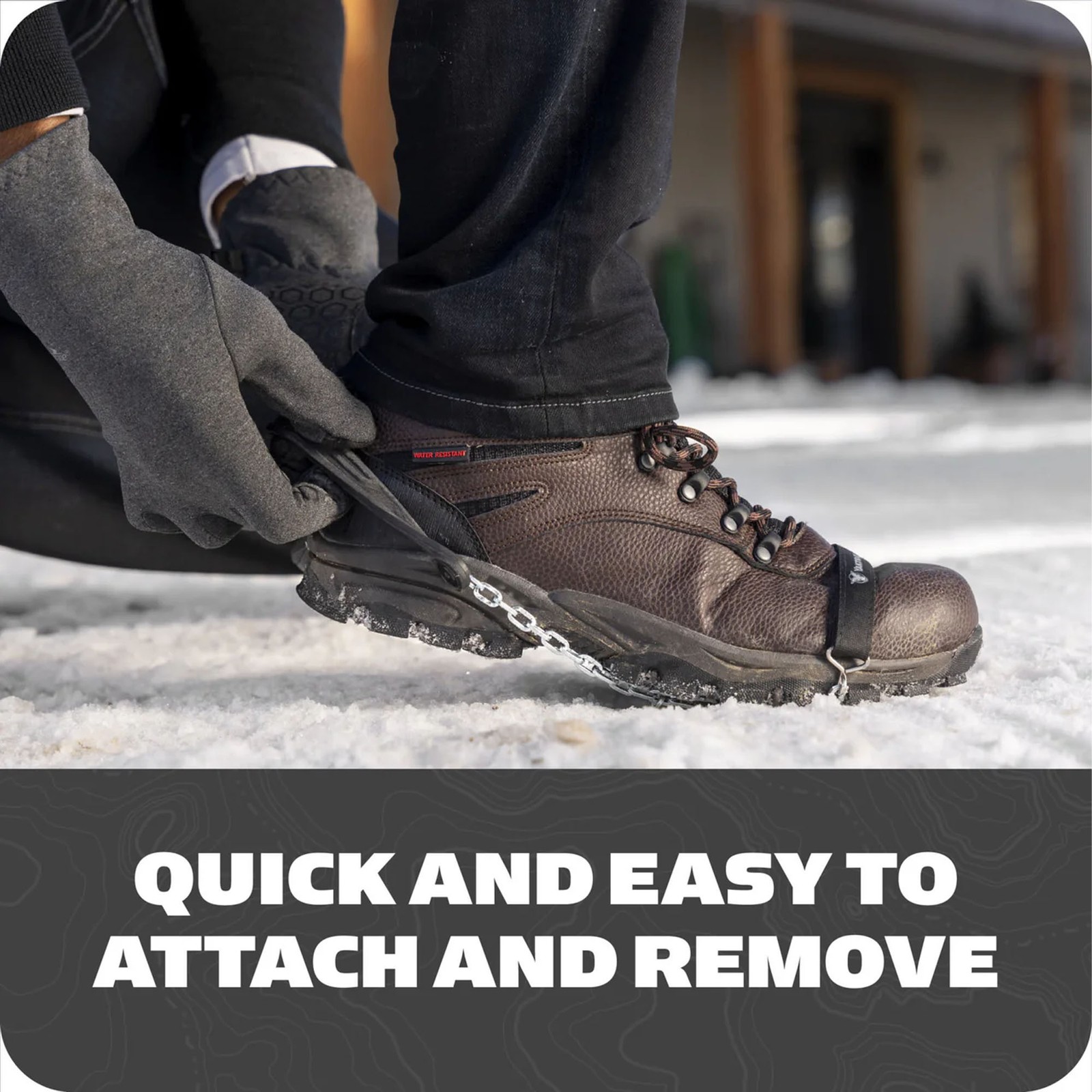 Yaktrax Quick Chains Traction Cleats, Medium, 1 Pair