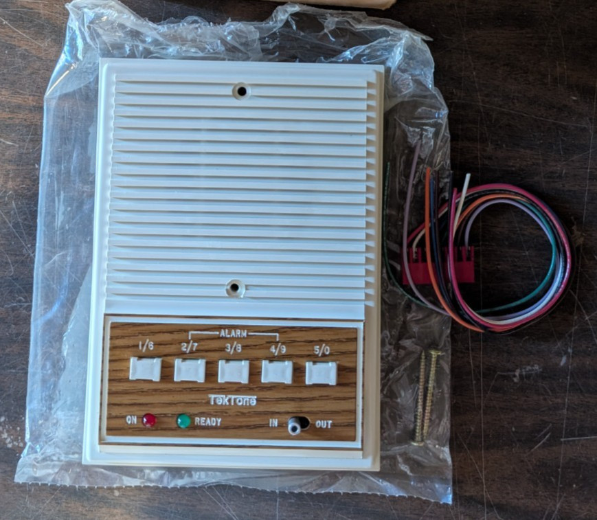 VINTAGE Tektone Analog Alarm #SF202