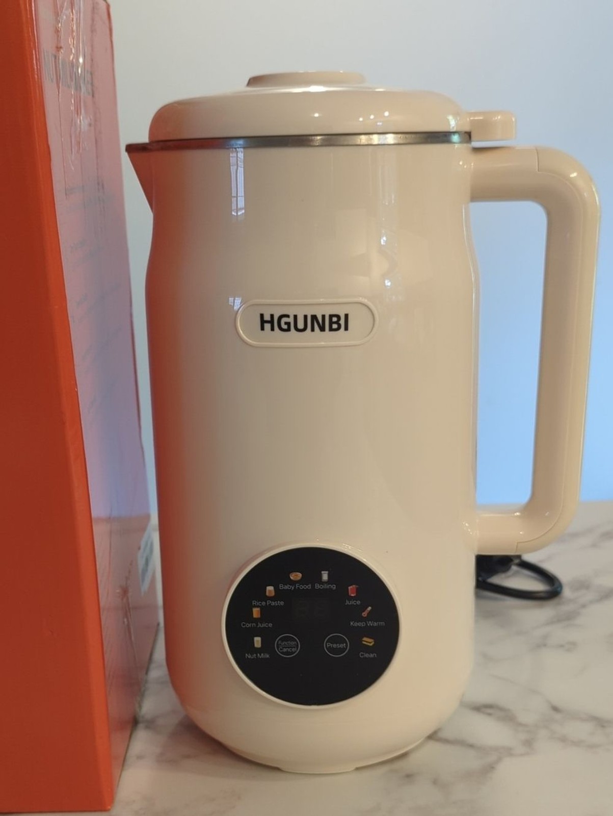 HGUNBI 8 in 1 Automatic Nut Milk Maker
