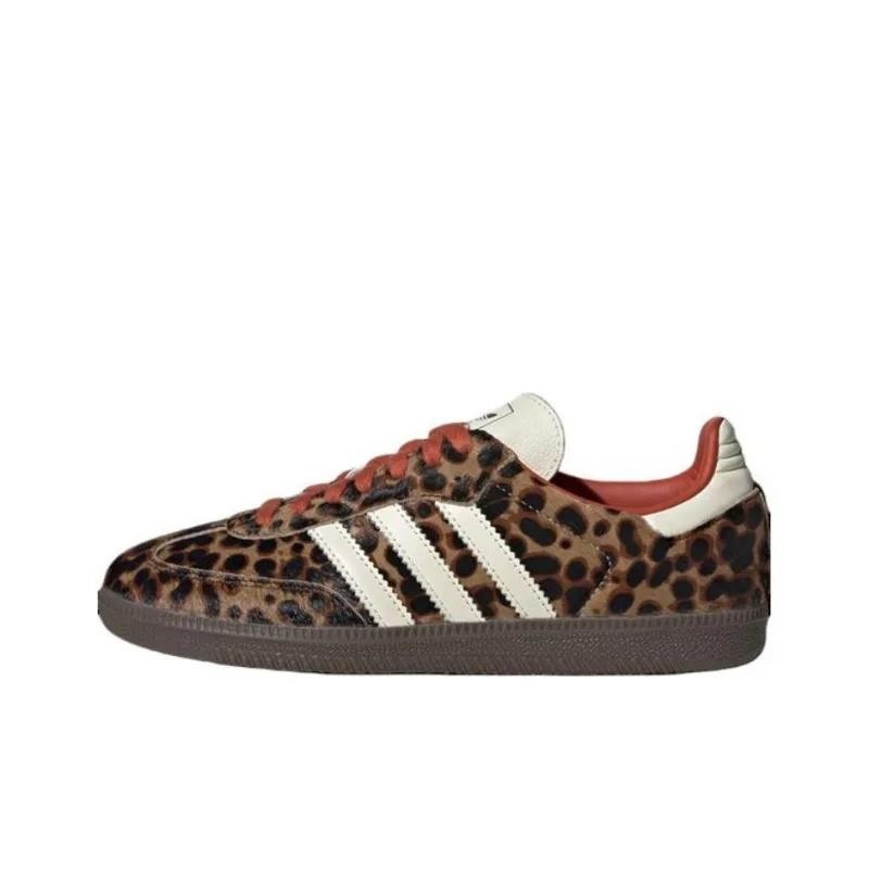 Adidas Samba OG Preloved Red Leopard (Women's) JI2734 New