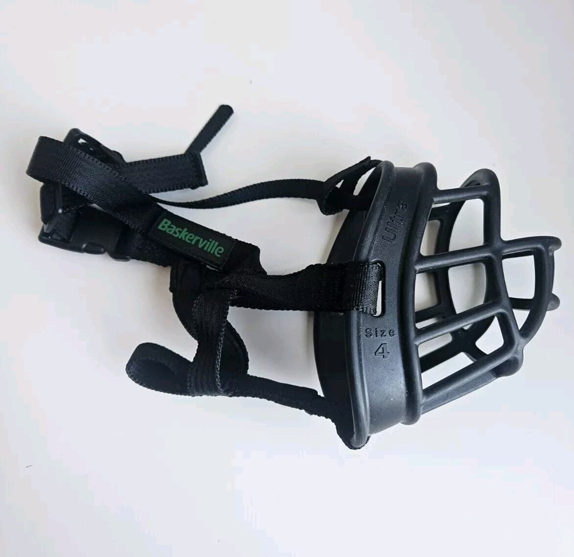 Baskerville Ultra Dog Muzzle ~ Size 4 ~ Custom Heat Shapeable TPR Rubber ~ NEW