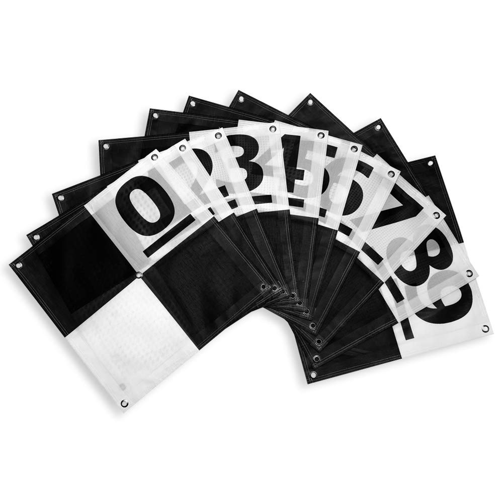 10 Pack Drone Ground Control Points GCPs for Mapping Surveying Black White 24x24