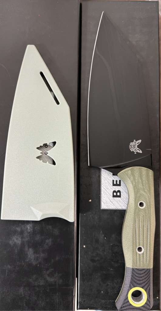Benchmade Custom Station Kitchen Knife, CPM-154 Steel (with sheath) Authentic