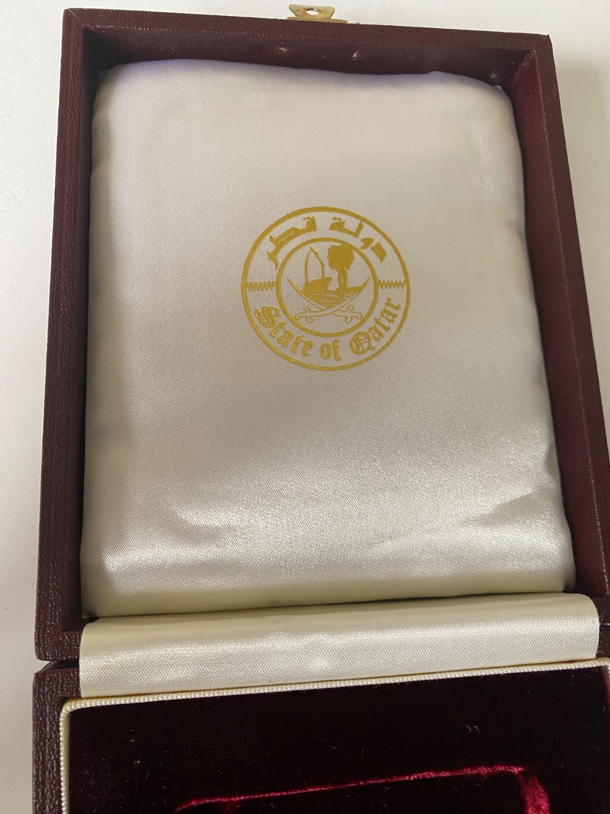 Qatar Official State Gift Presentation Empty Box Case for Collectable - ONLY BOX