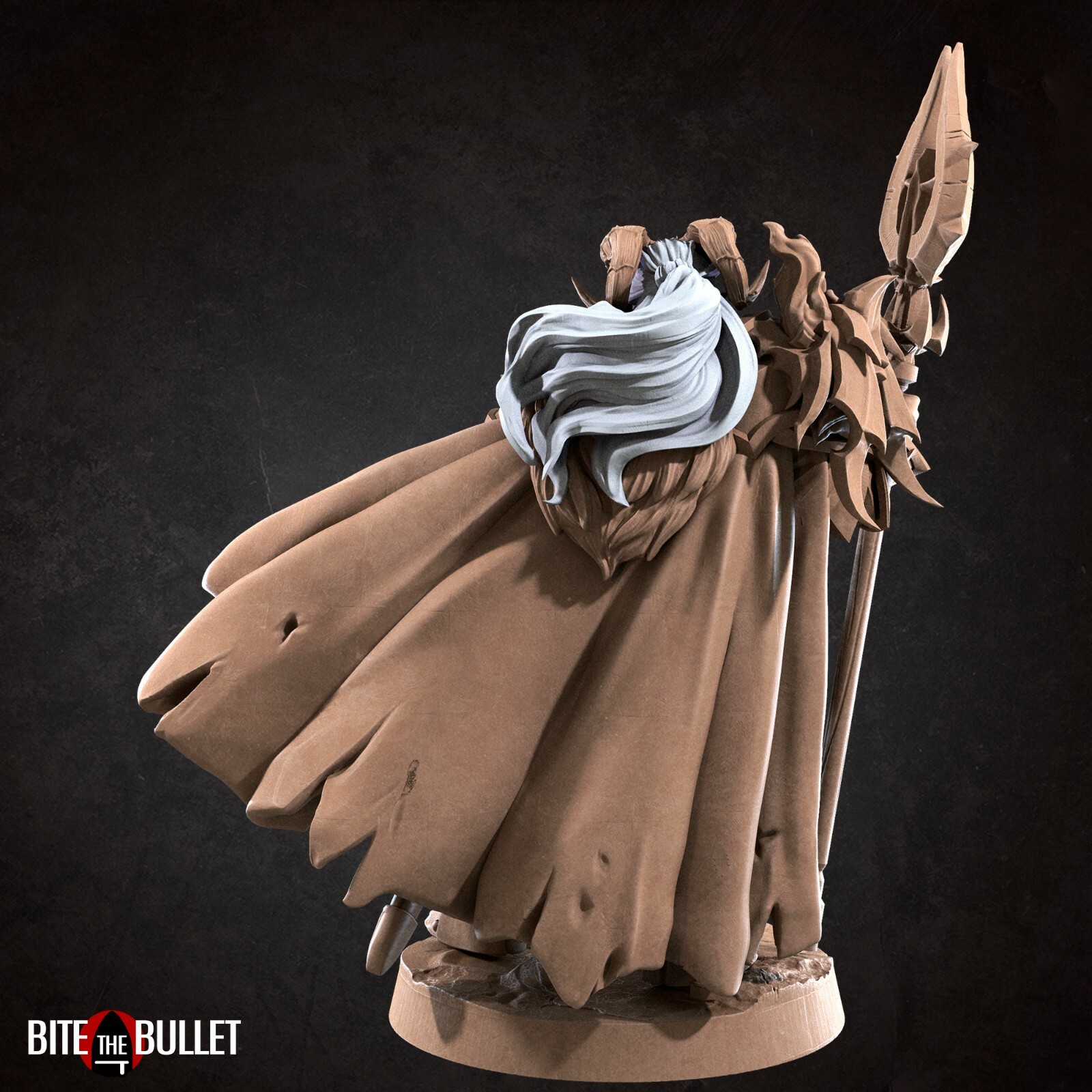 Tiefling Champion - Bite the Bullet - 32mm Fantasy D&D Miniature Fantasy Figure