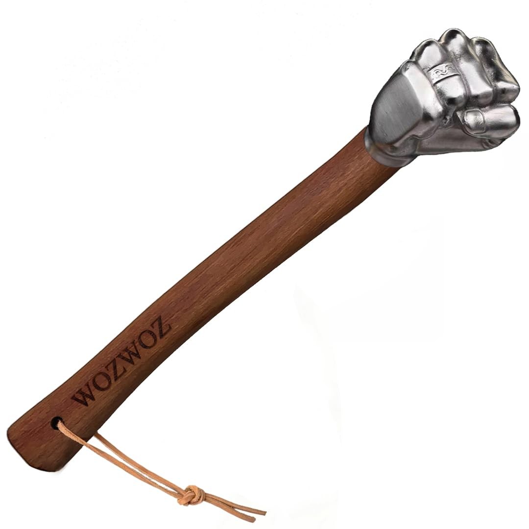 Fist Hand Hammer 2 Lbs Sledge Hammer Stainless Steel Solid Head Wooden Handle Cr