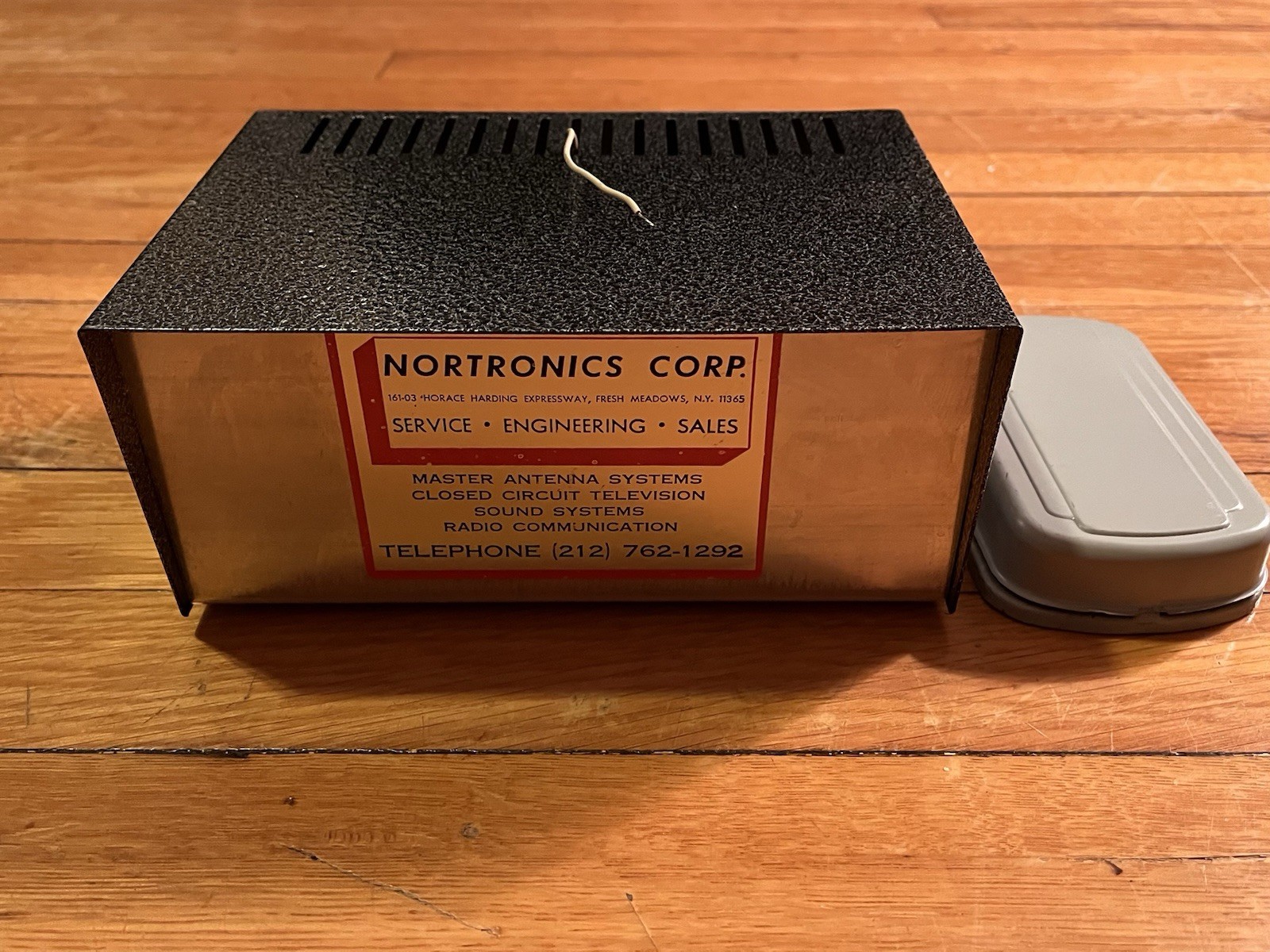 VINTAGE Nortronics Corp Electric Bell Doorbell Alarm Closed Circuit TV