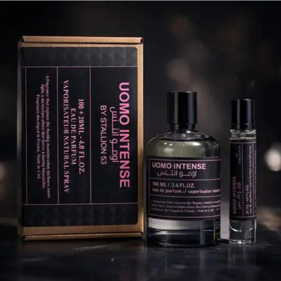 Uomo Intense by Stallion 53 Eau de Parfum Spray Gift Set- FREE SHIPPING