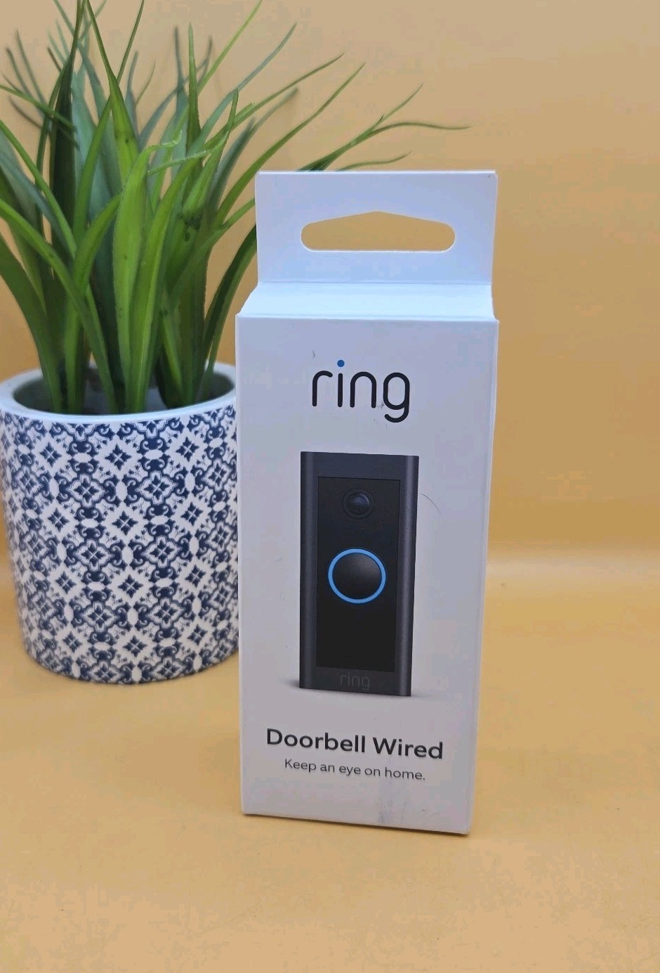 Ring Doorbell Wired - 1080p HD - Night Vision - Motion Alerts Easy Install *New*