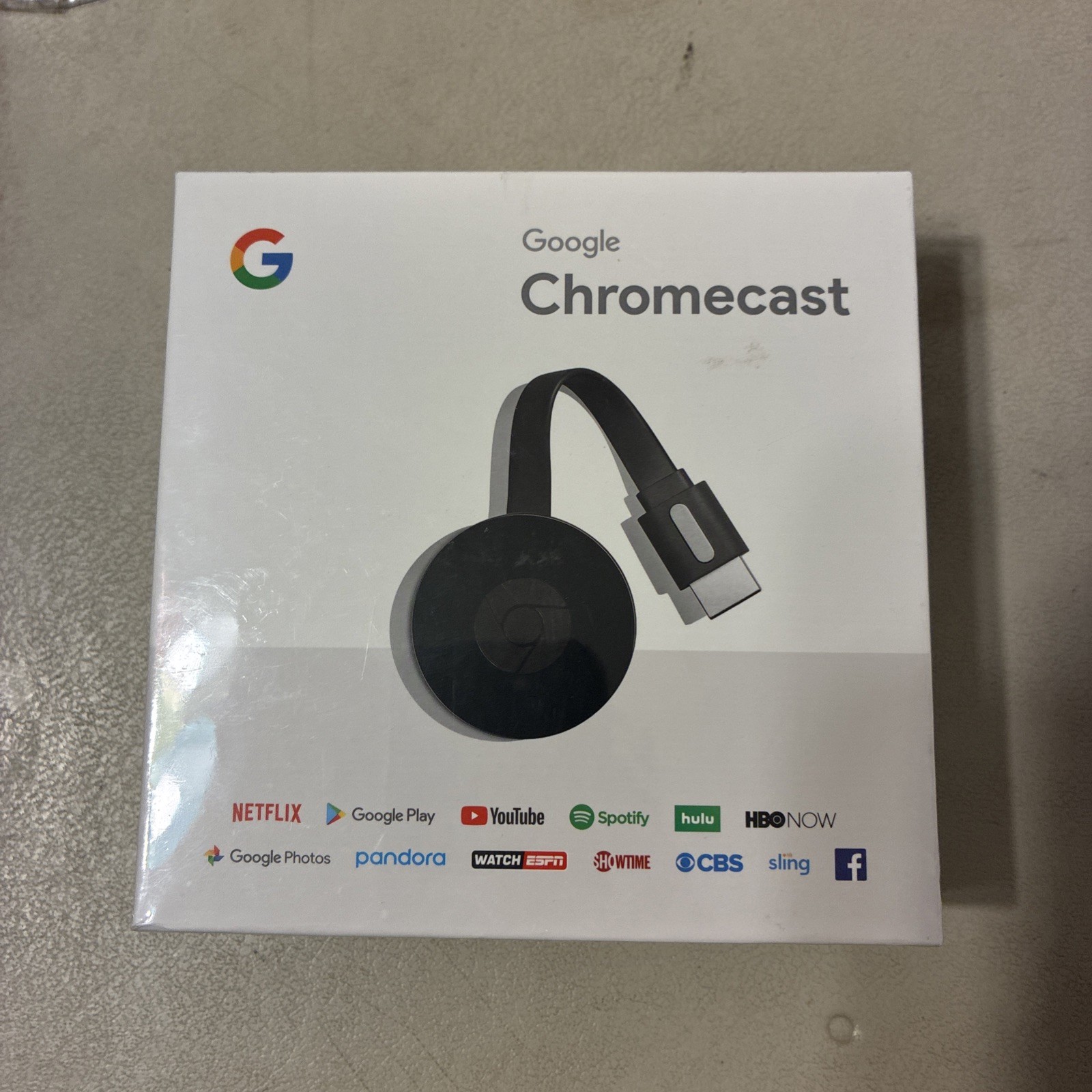 Google Chromecast HD Media Streamer GA3A00093-A14-Z01 New, Factory Sealed