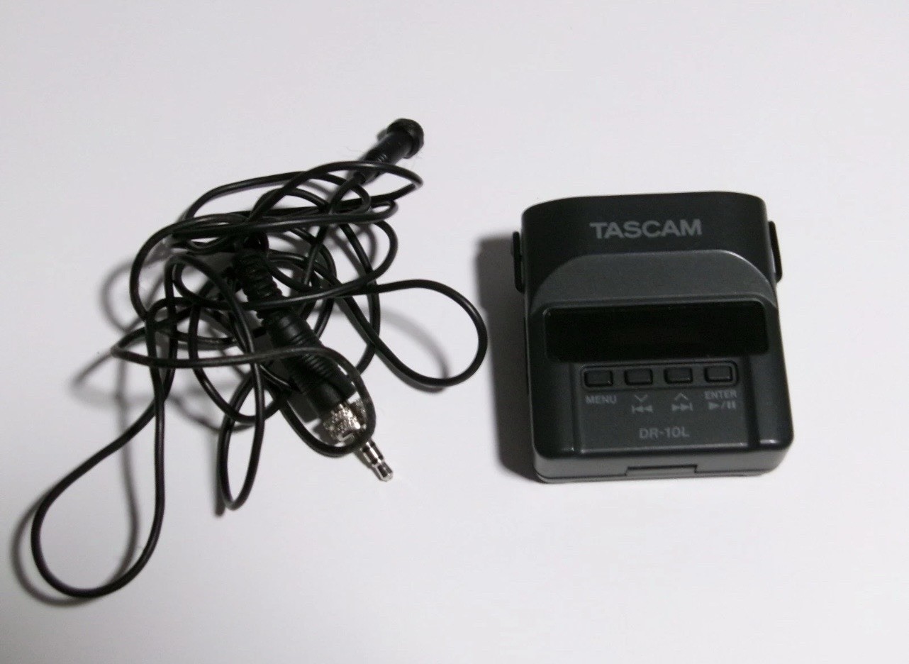 Tascam DR-10L Portable Digital Audio Recorder with Lavalier Microphone
