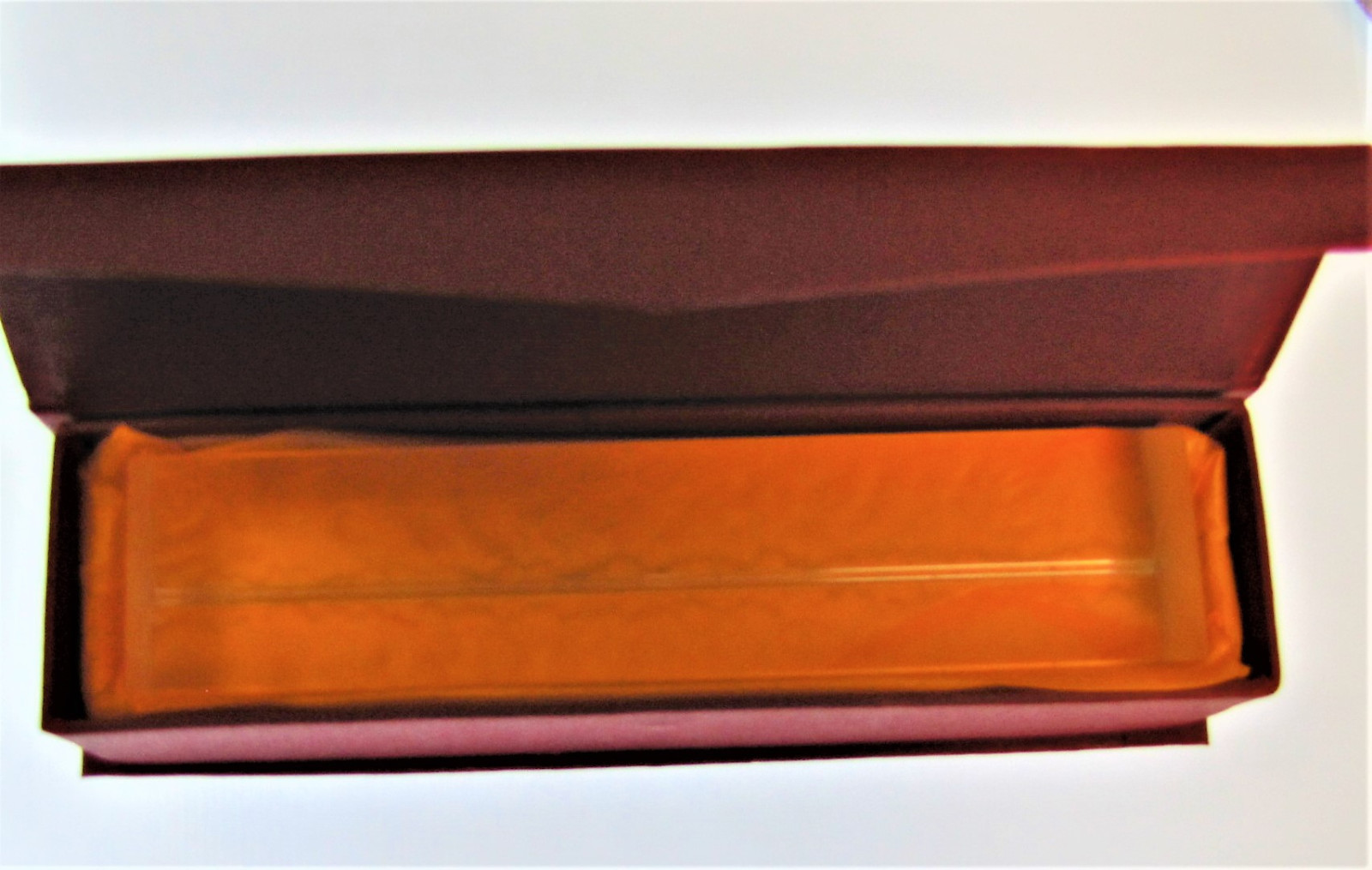 Large Optical Glass Triangular Prism 15cm x 4cm 6" Light Spectrum Physics w Box