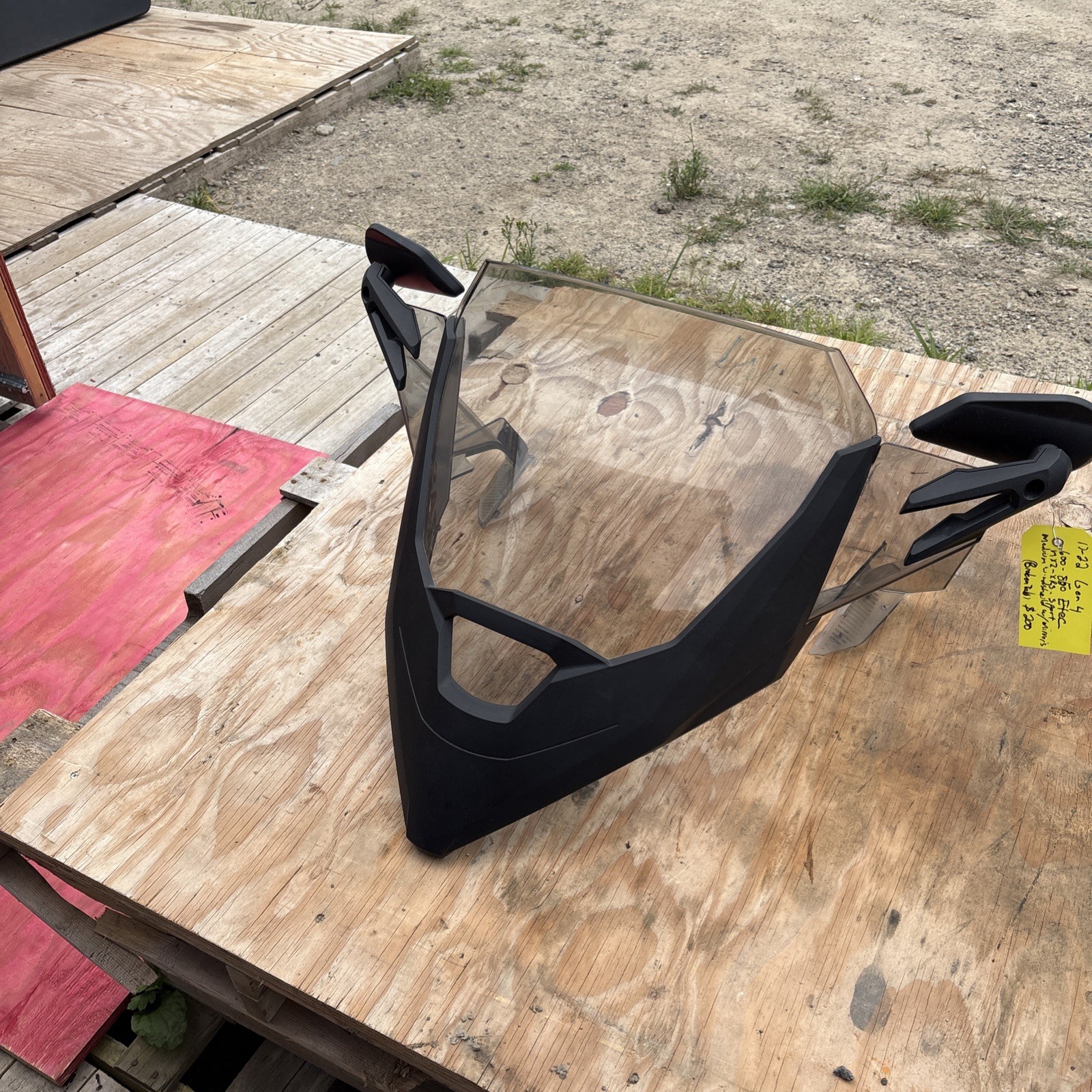 Ski Doo 12-22 Gen 4 MXZ-XRS-Sport 600-850 Etec Medium Windshield With Mirrors