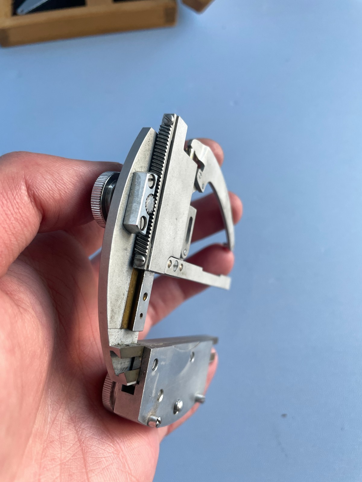 Microscope Accessories -267 Mobile Sample Holder XY Small sample holder retro