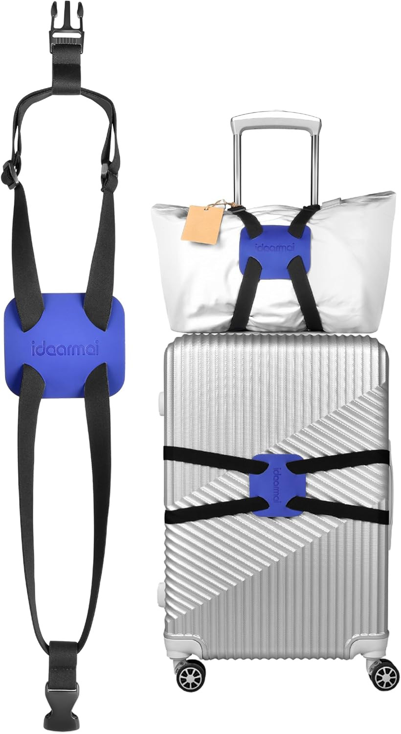 Luggage Straps Bag Bungee for Luggage， High Elastic Suitcase Adjustable Belt Bag