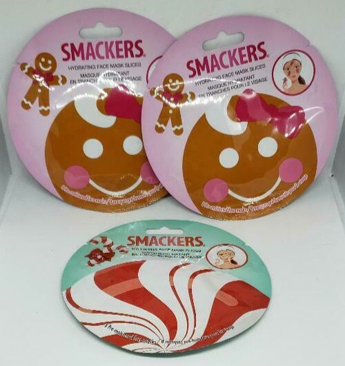 Hydrating Face Mask Slices - SMACKERS (sets of 3) Free Shipping