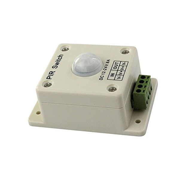 PIR Switch 8A PIR Motion Sensor DC 12-24V For LED Strip Light Bulb Infrared M