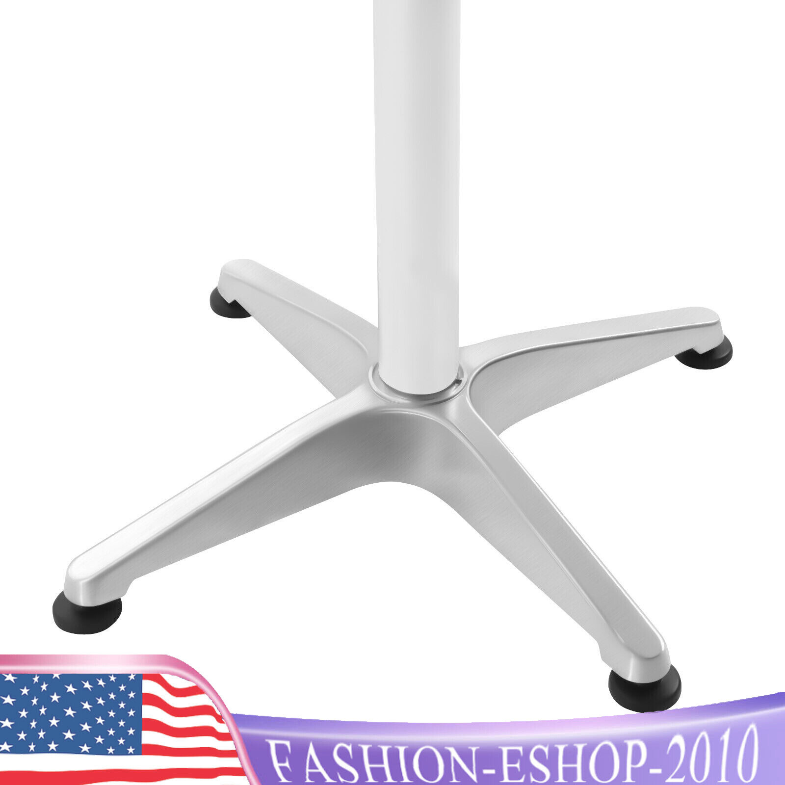 Sliver Adjustable Height Pub Bar Cocktail Table 360 Swivel Round W/Flip-up Table