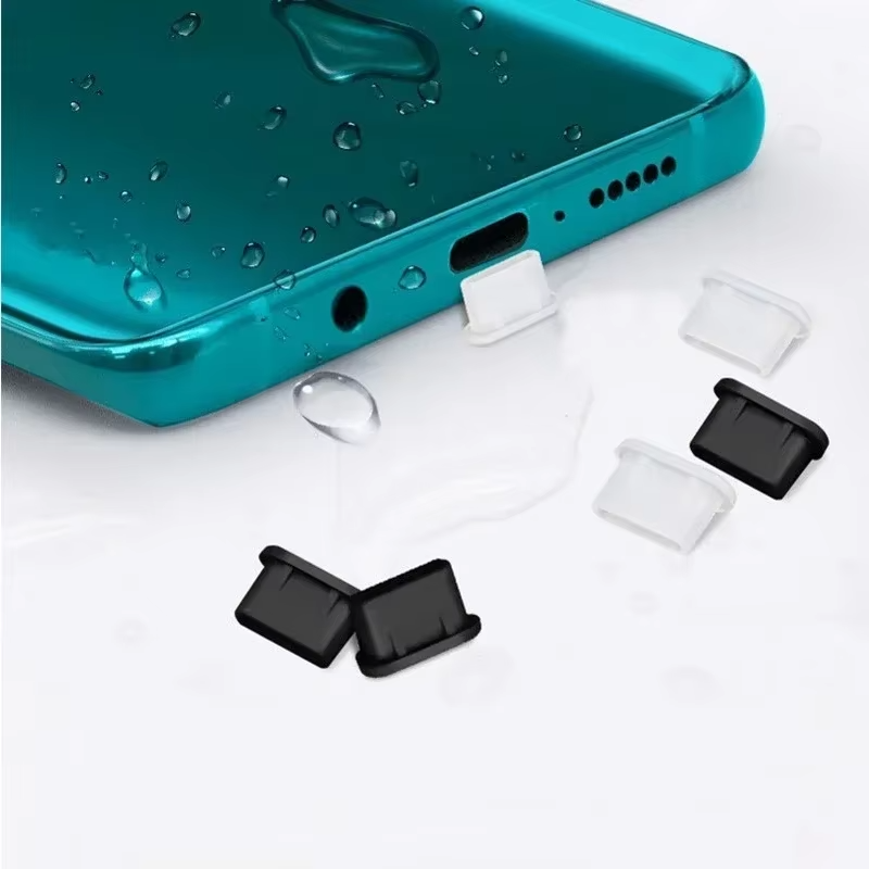 Dust Plug Type-C USB Charging Port Protector Silicone Cover For Smart 5pcs