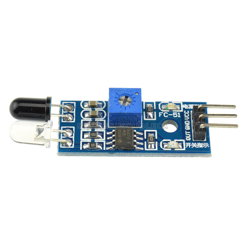 5PCS Car Obstacle Avoidance Infrared Sensor Module Reflective Photoelectric