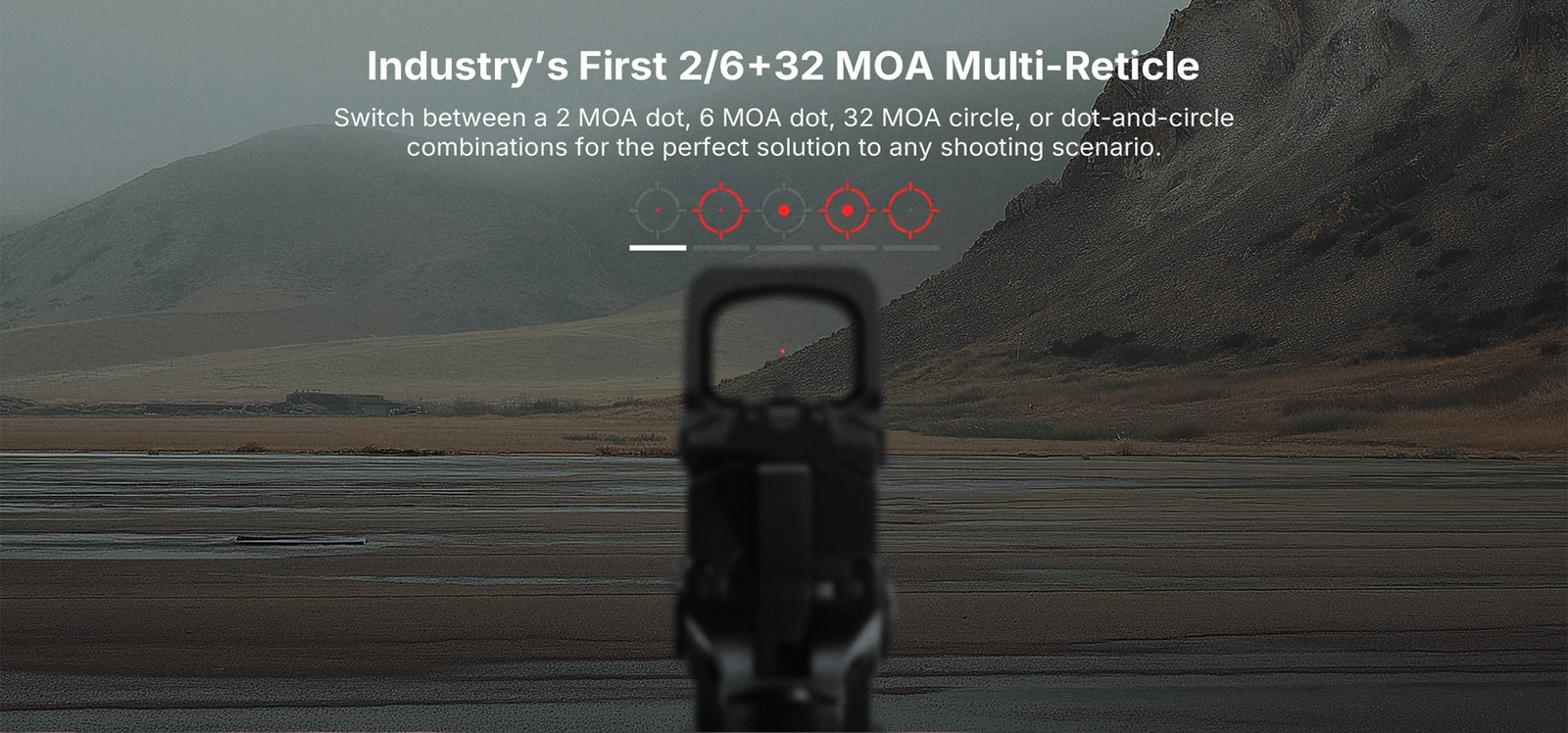 Osight XR Multi-Reticle Enclosed Pistol Optic
